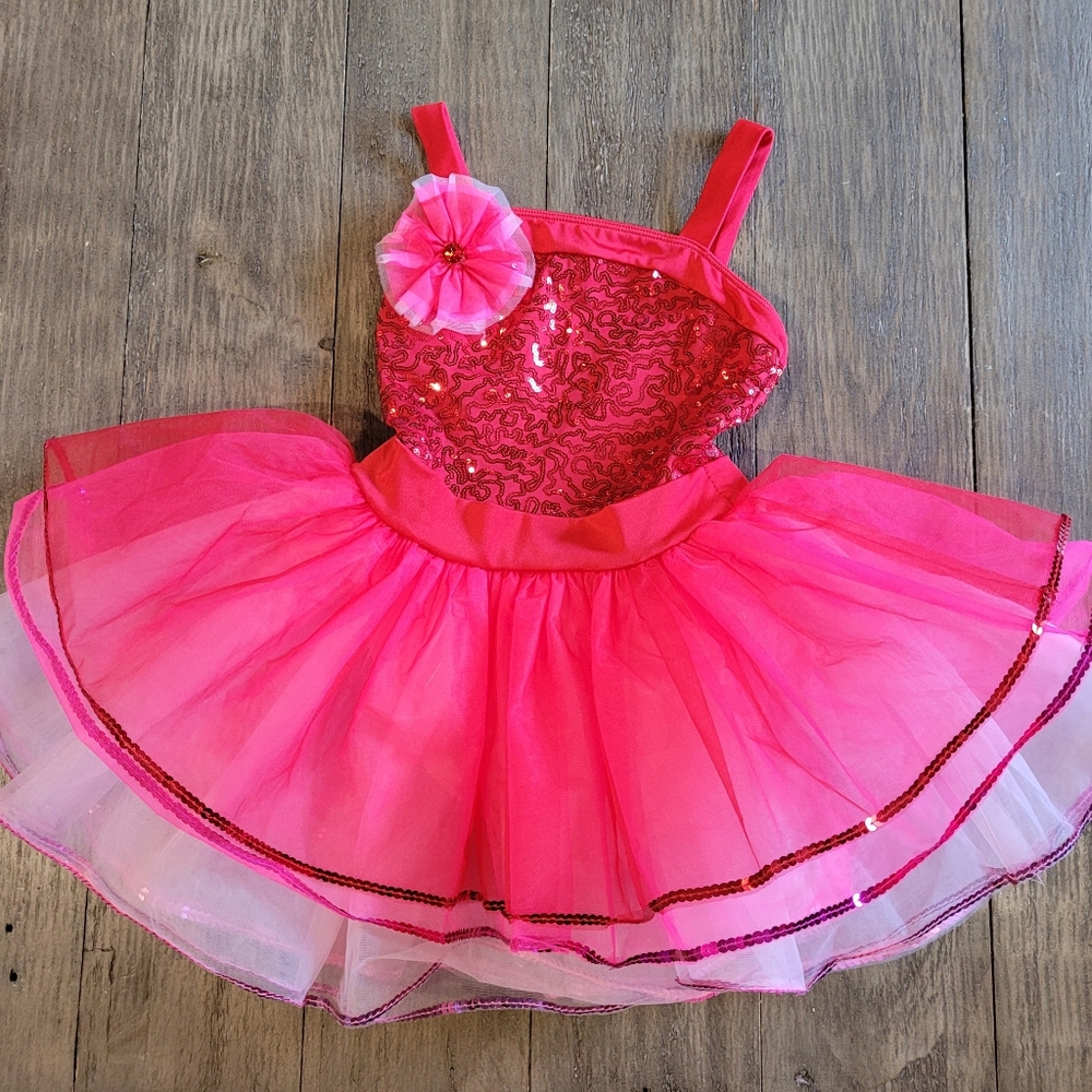 Red ballet outfit